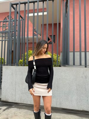 Top Isabella - negro