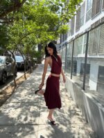 Top Rafaella - burgundy