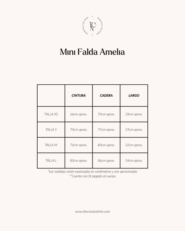 Mini Falda Amelia - perla