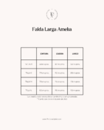 Falda Larga Amelia - perla